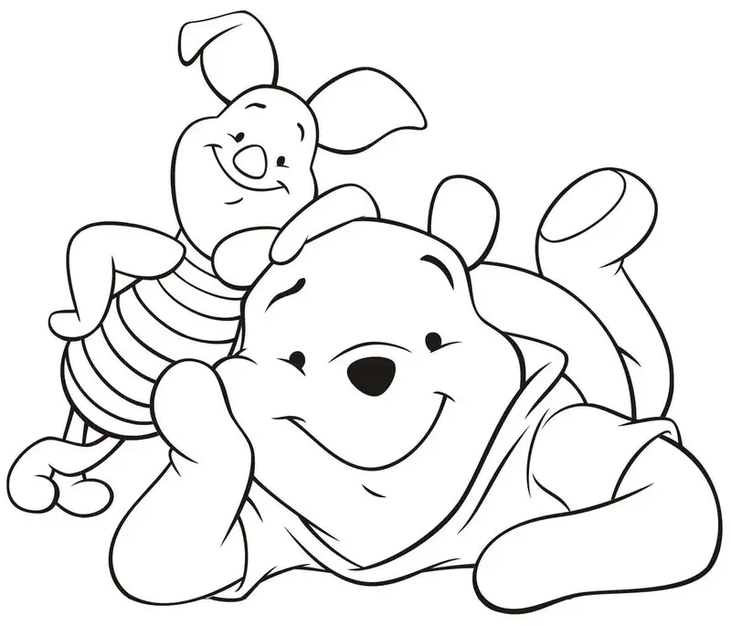 Thế giới ngọt ngào với bộ tô màu Winnie the Pooh cho bé