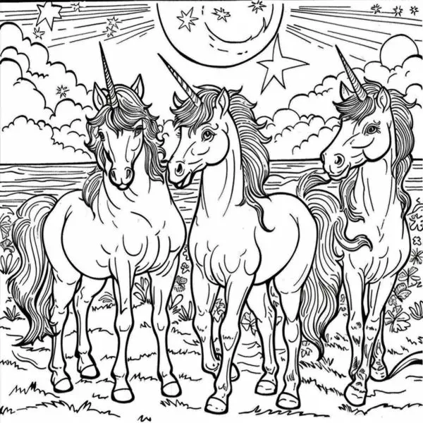 Tranh tô màu kỳ lân là như thế nào?