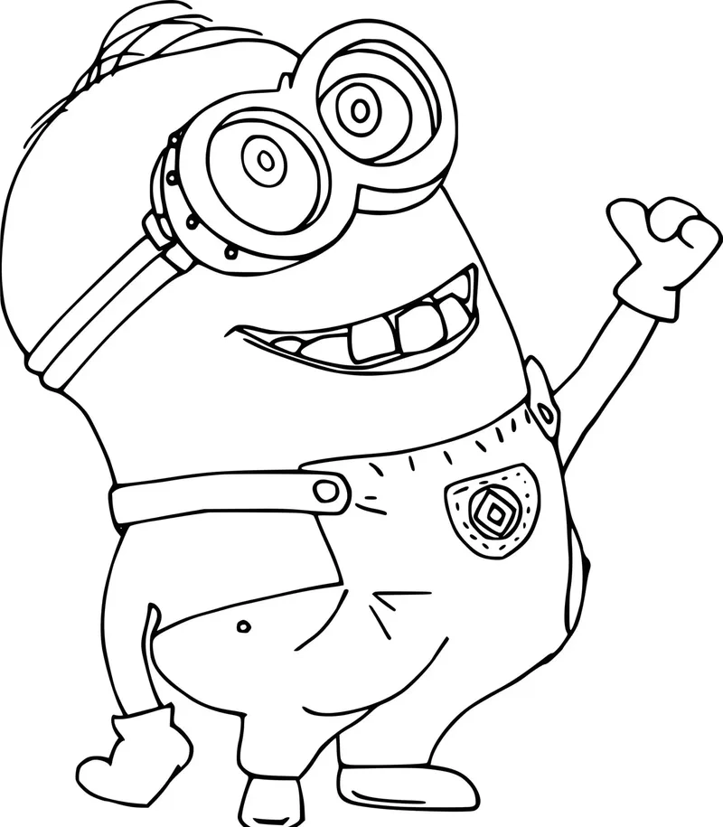 Bé học vui mỗi ngày với tranh tô màu minion cho bé mới nhất