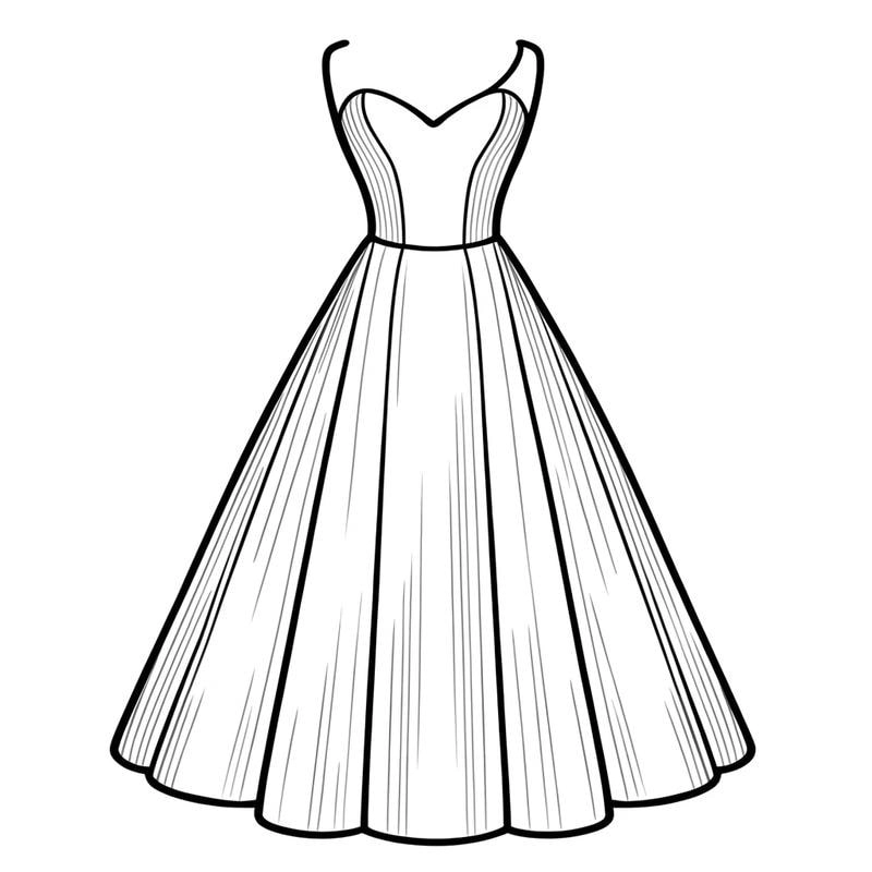 Khám phá ngay bộ sưu tập tô màu váy đầm cho bé