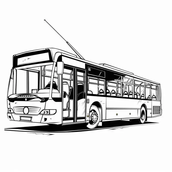 Trải nghiệm sáng tạo với tranh tô màu xe buýt xe khách đường dài