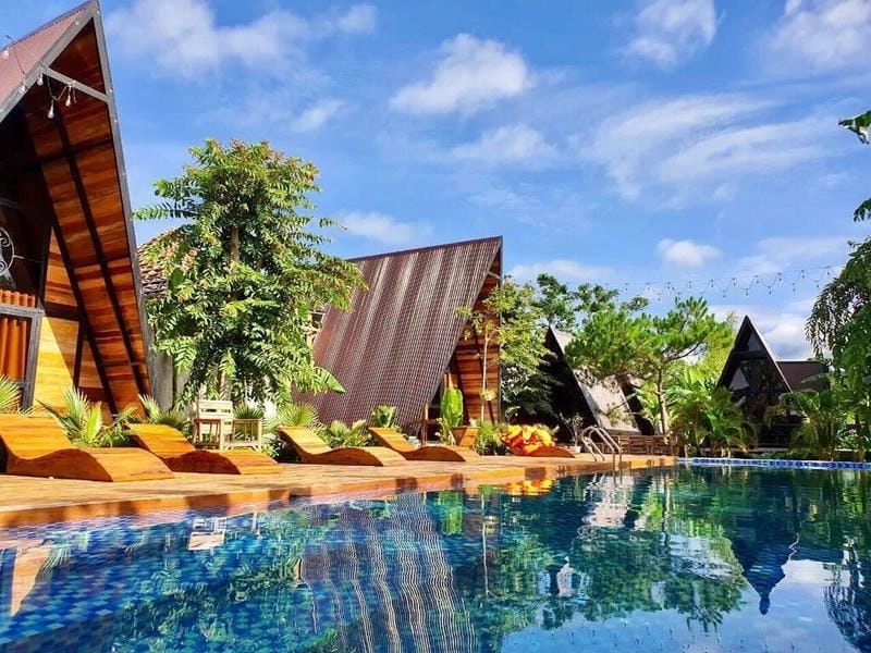 Say đắm không gian Villa thơ mộng giữa núi rừng