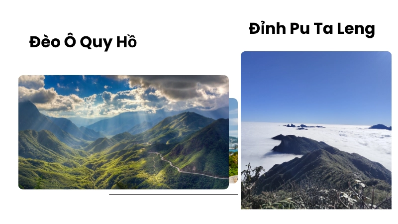 Đứng giữa Đèo Ô Quy Hồ, phóng tầm mắt vào biển mây bất tận.