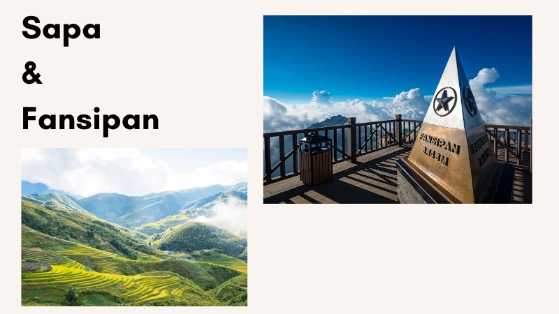 Sapa mờ sương ôm lấy đỉnh Fansipan, đẹp đến nao lòng.