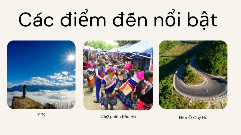 Các điểm đến không thể bỏ qua