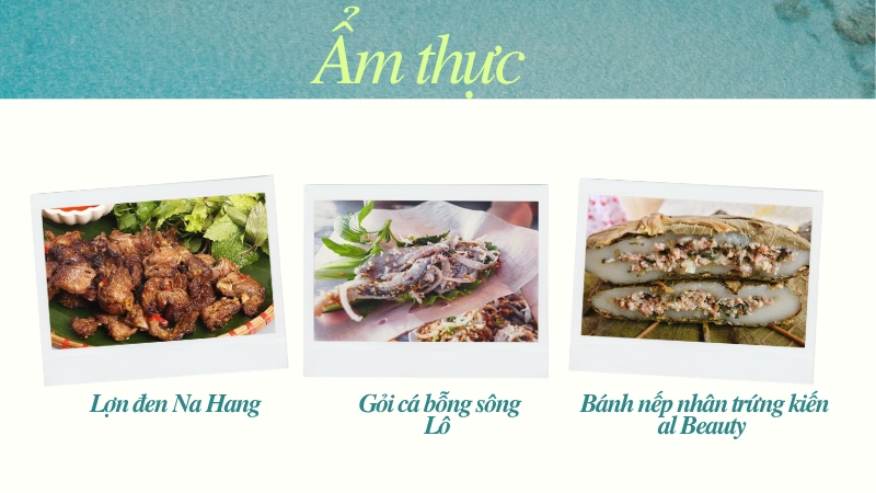 Ẩm thực khi tới Tuyên Quang 