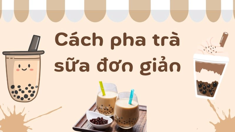 Nguyên liệu cần chuẩn bị cho 4-5 ly