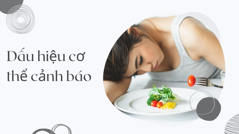 Biểu hiện mệt mỏi và chán ăn do tác dụng phụ của thuốc giảm béo