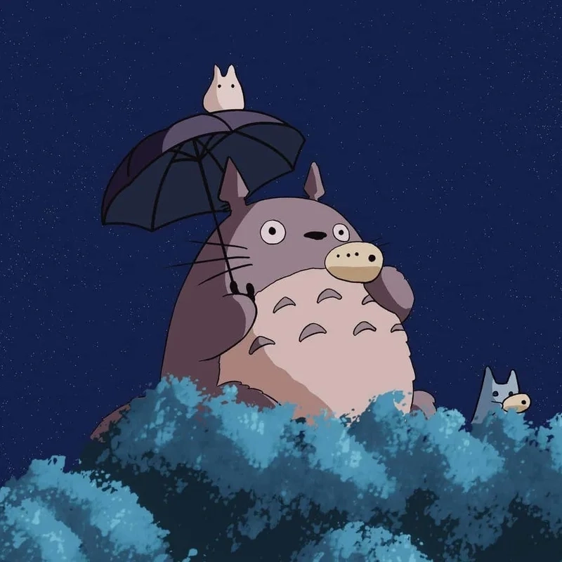 Nhân vật totoro biểu tượng thân thiện và ấm áp