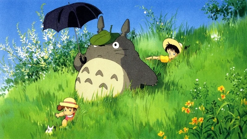 Ảnh anime totoro gợi nhớ ký ức tuổi thơ
