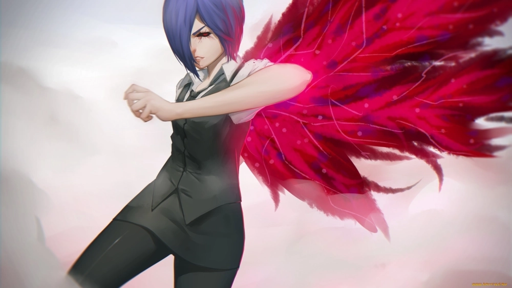 Touka Kirishima ghoul form đầy uy lực bí ẩn