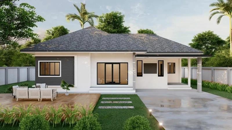 Khám phá ngay xem mẫu nhà cấp 4 hiện đại sang trọng tiện nghi