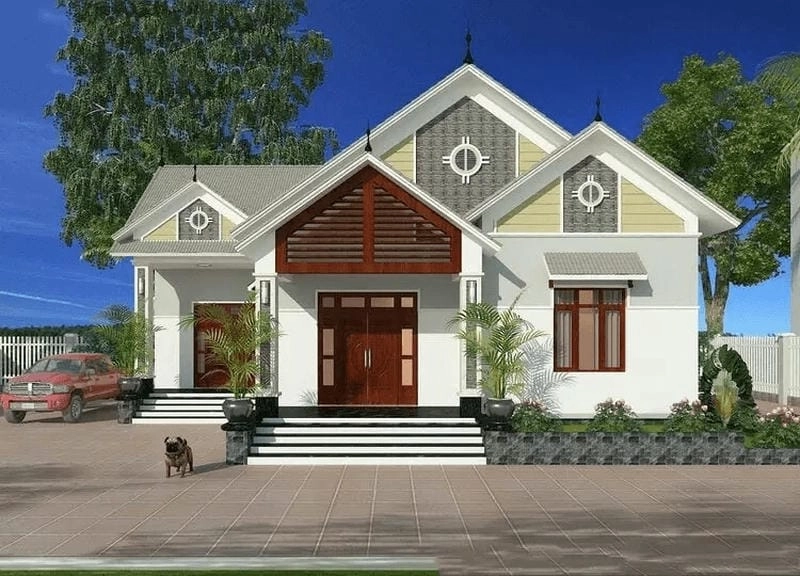 Gợi ý 5x20 mẫu nhà cấp 4 hiện đại 5x20 đẹp tiện nghi