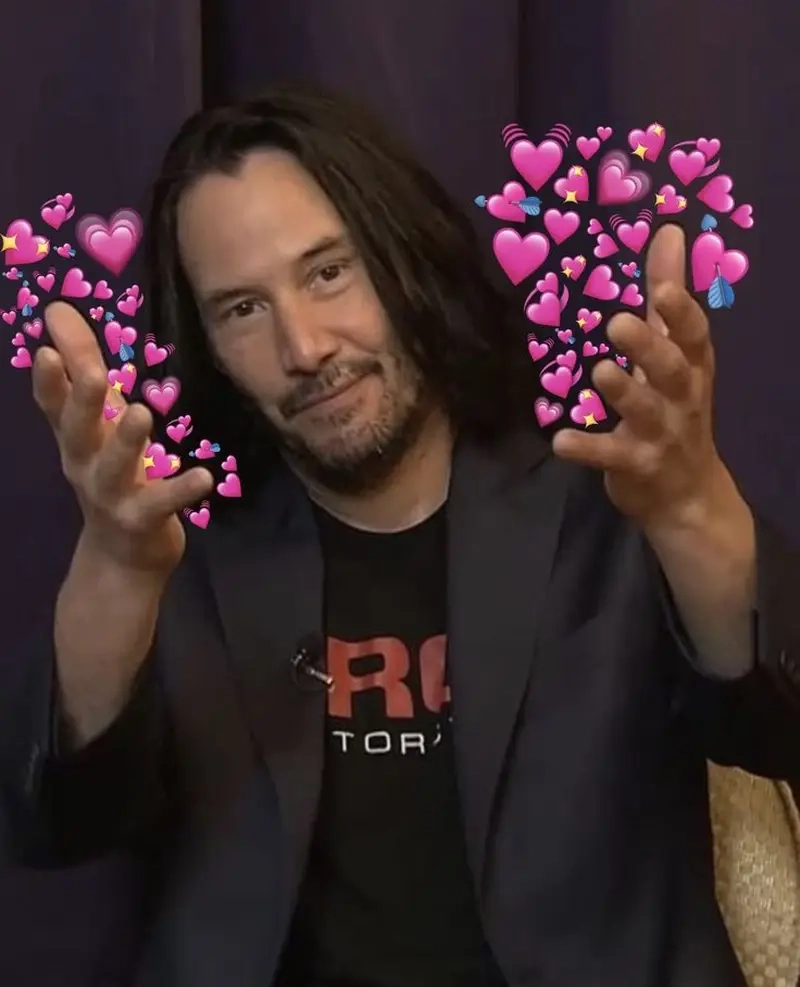 Meme Keanu Reeves mang đến những phút giây thư giãn tuyệt vời