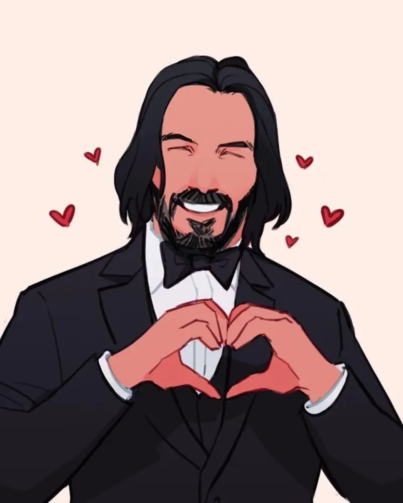 Meme Keanu Reeves giúp bạn thể hiện sự nhẹ nhàng và gần gũi