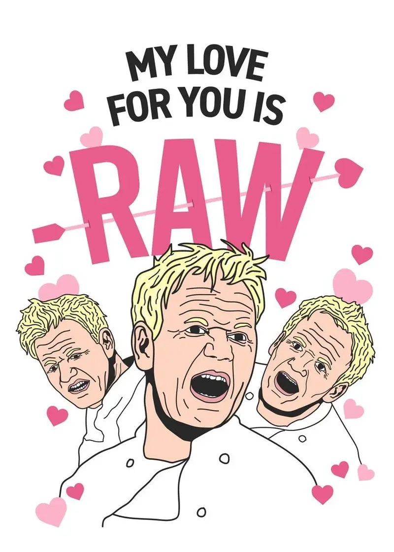 Meme Gordon Ramsay là lựa chọn số một cho fan yêu ẩm thực và hài hước